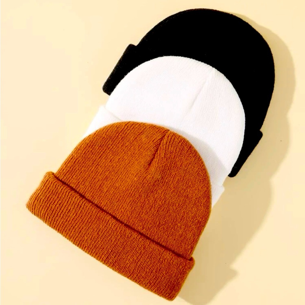 Baby plain beanie